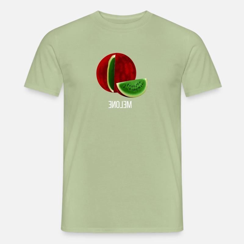 Melone mal anders - Männer T-Shirt - Sage