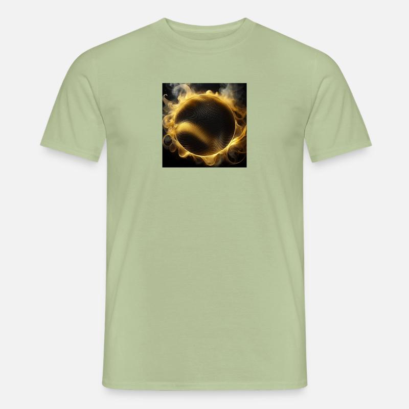 Golden Smoke Eclipse - Männer T-Shirt - Sage