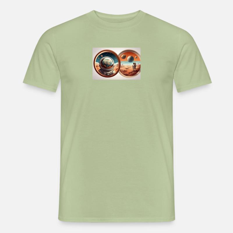 Intergalactic Exploration - Men’s T-shirt - sage