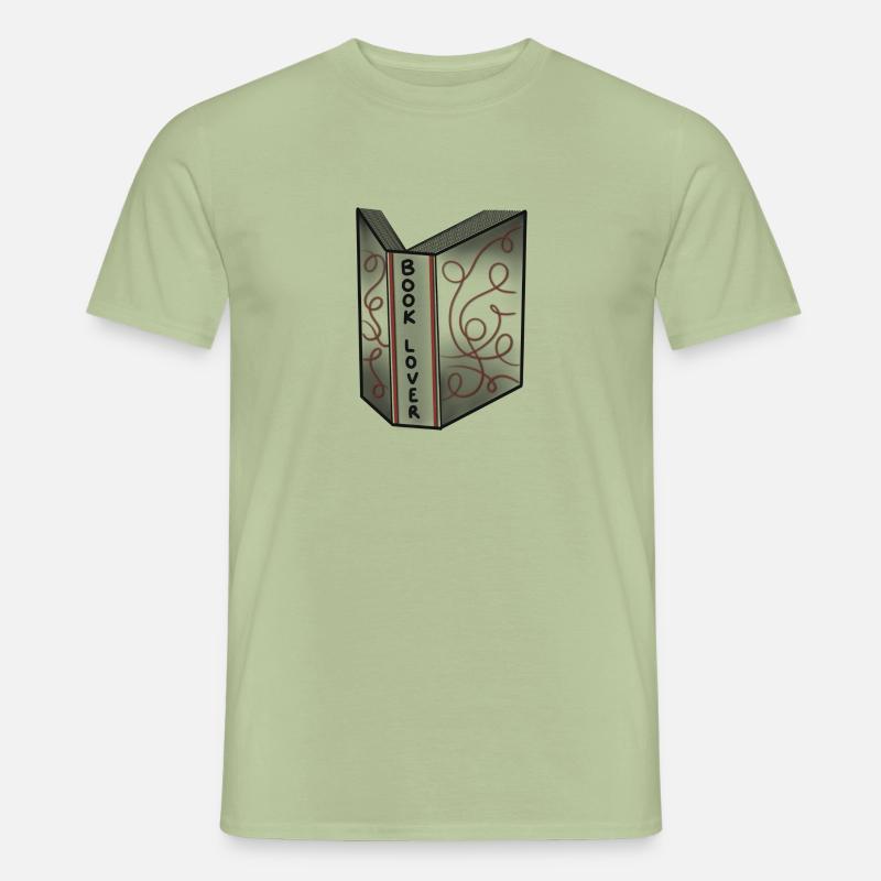 Book Lover - Men’s T-shirt - sage