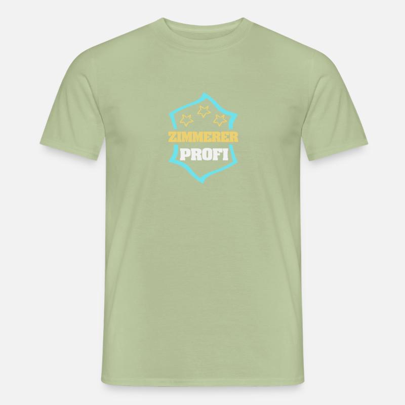 Zimmerer als Beruf - Männer T-Shirt - Sage