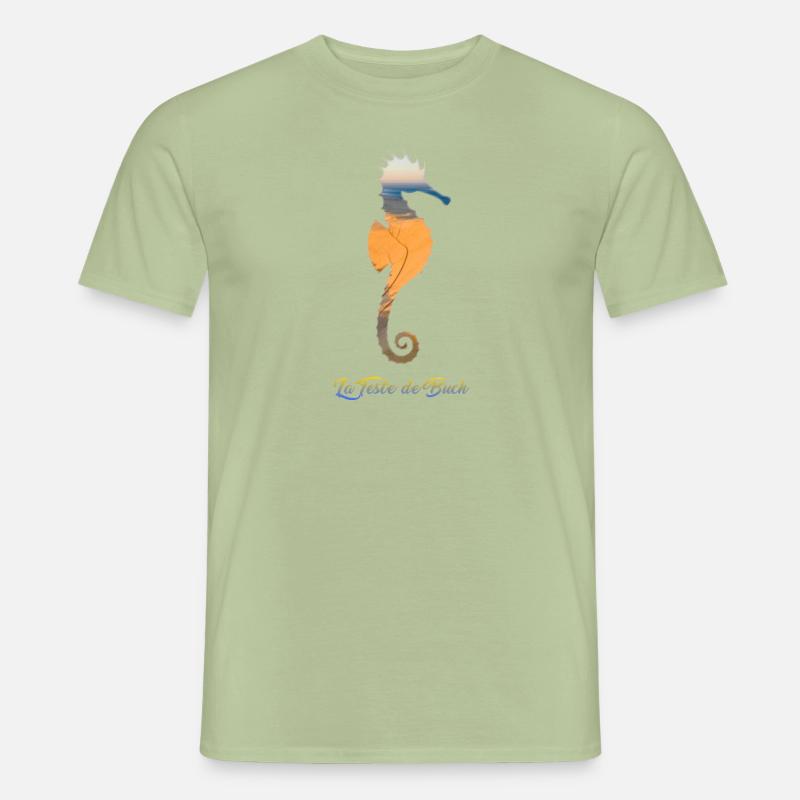 Der Seepferdchen-Test - Männer T-Shirt - Sage