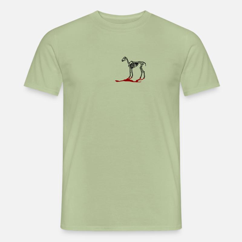 Pferd mit Schatten - Männer T-Shirt - Sage