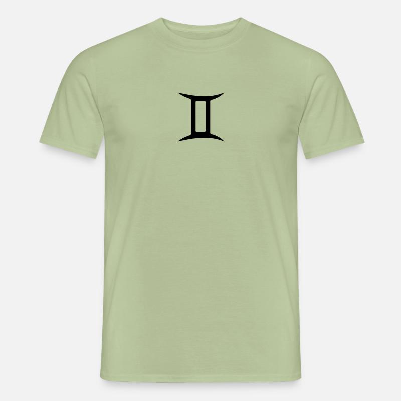 Sternzeichen Zwillinge - Männer T-Shirt - Sage