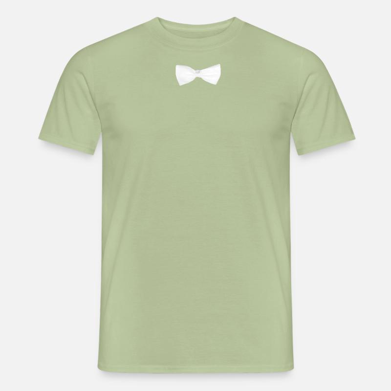 Faux Noeud Papillon blanc T-shirt homme