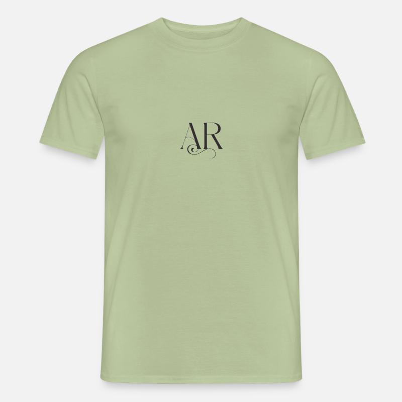 Classic Elegance AR Monogram - Men’s T-shirt - sage