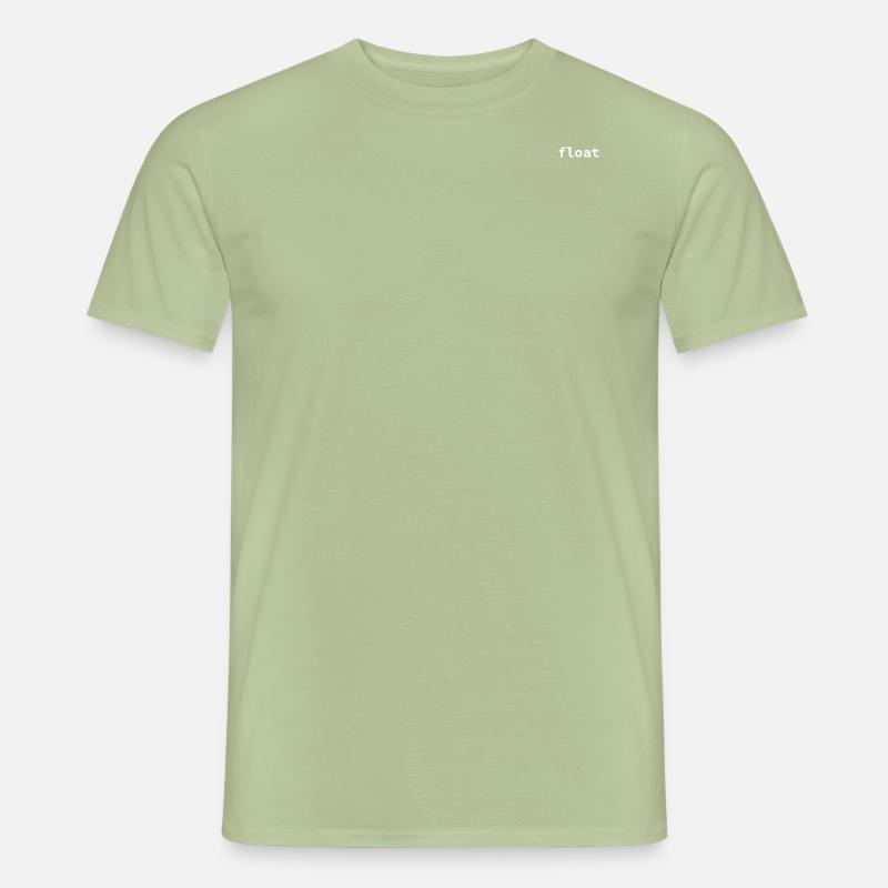 Float White - Männer T-Shirt - Sage