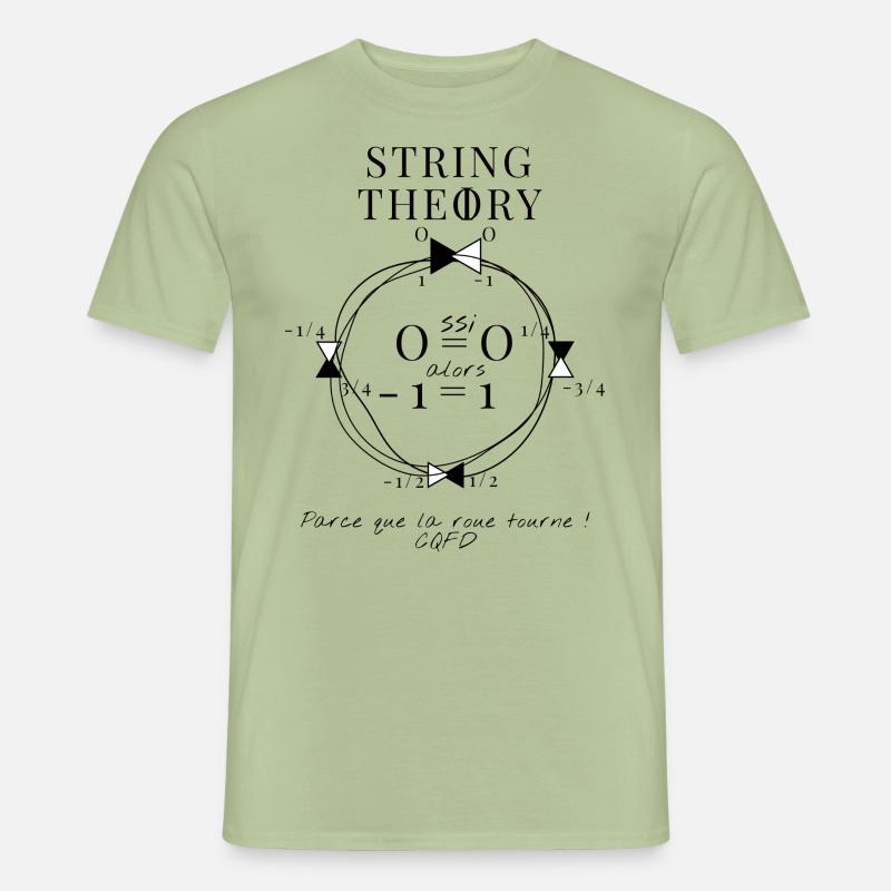 STRINGTHEORIE - Männer T-Shirt - Sage