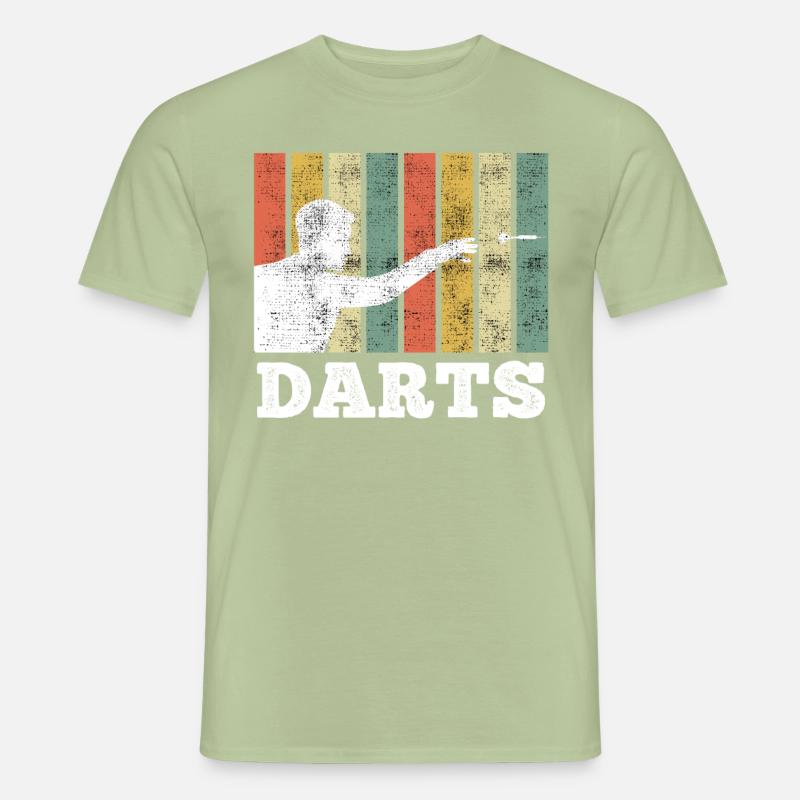 Joueurs de fléchettes fléchettes fléchettes fléchettes - T-shirt homme - vert sauge