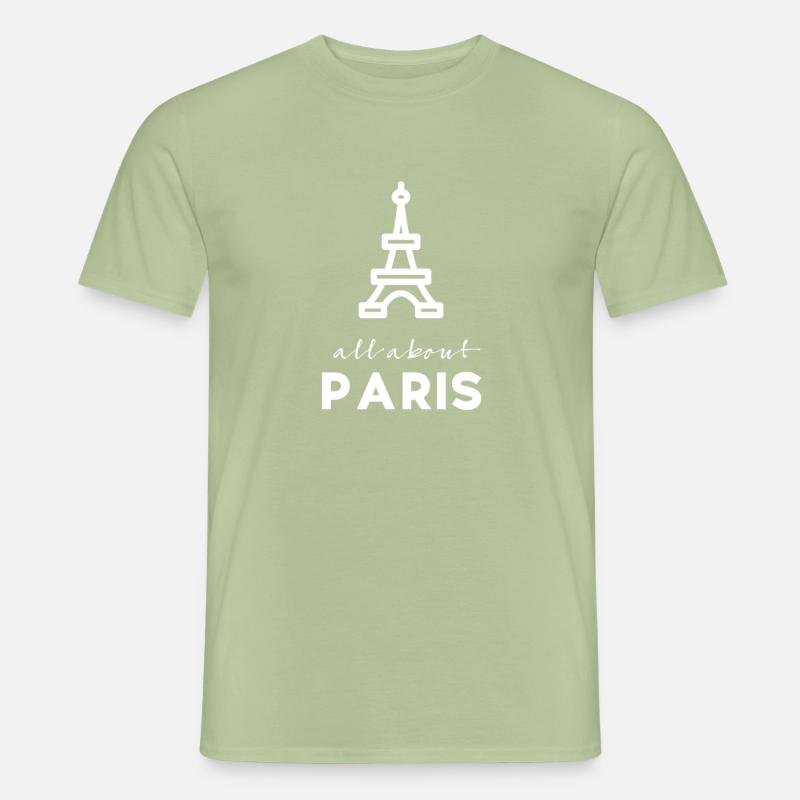 Paris - Männer T-Shirt - Sage