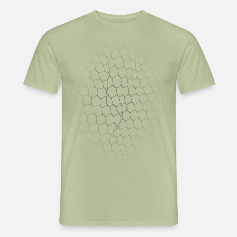 Grobes Netz, vignette Männer T-Shirt