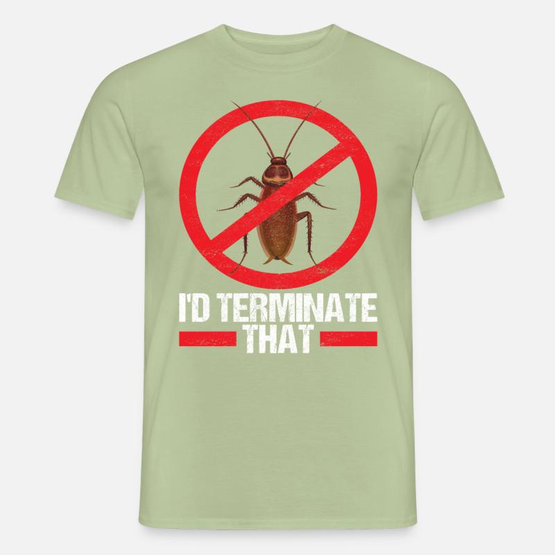 Schädlingsbekämpfung Kammerjäger - Männer T-Shirt - Sage