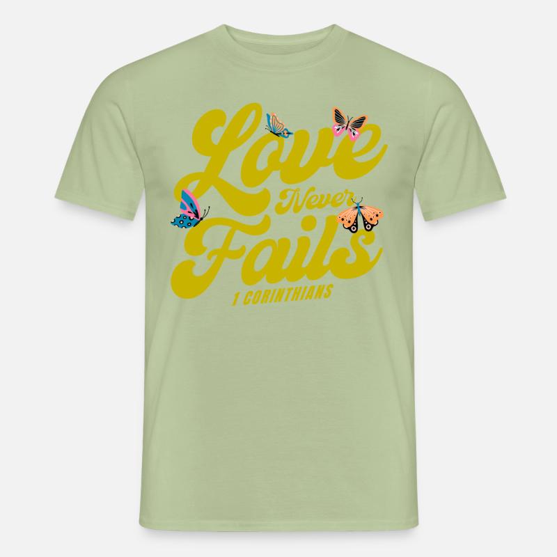 Christlich Religiös Bibelvers Geschenk - Männer T-Shirt - Sage
