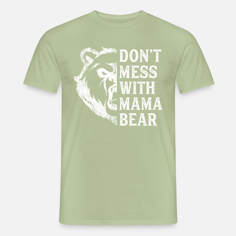 Mama Bear - Männer T-Shirt - Sage