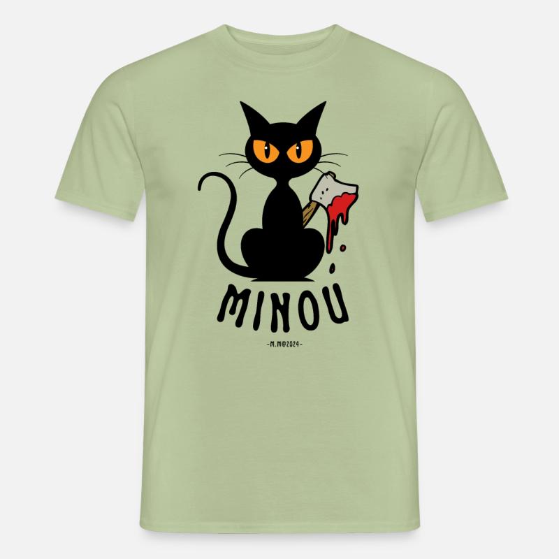 KITTY mit der Axt! - Männer T-Shirt - Sage