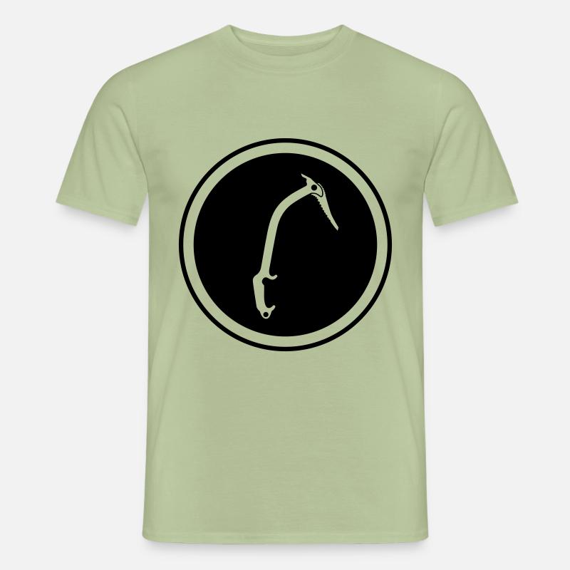 Kletterausrüstung eispickel - Männer T-Shirt - Sage