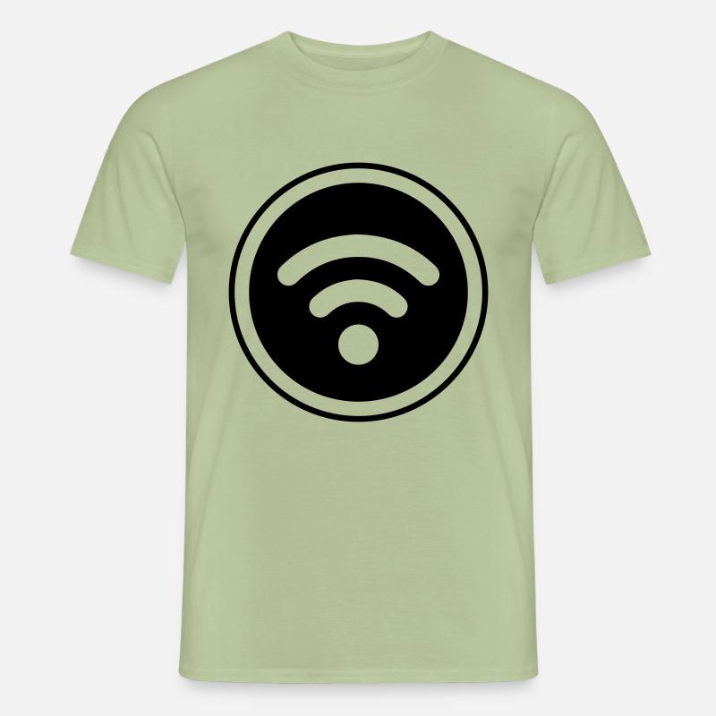Wlan Internet - Männer T-Shirt - Sage