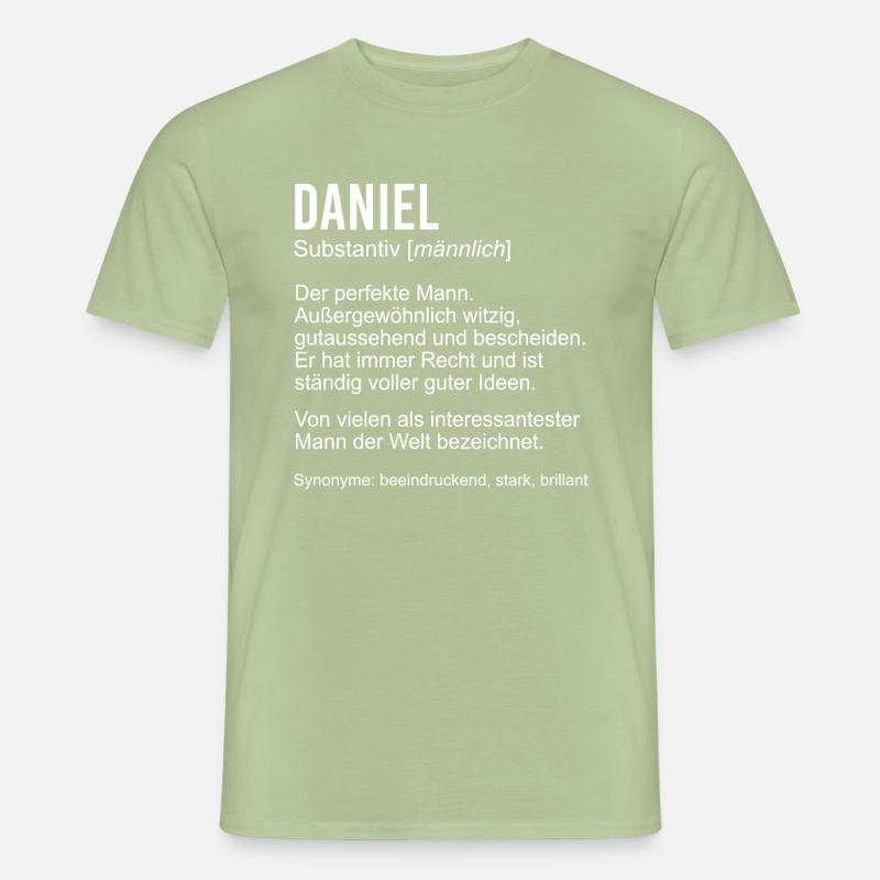 DANIEL - Männer T-Shirt - Sage