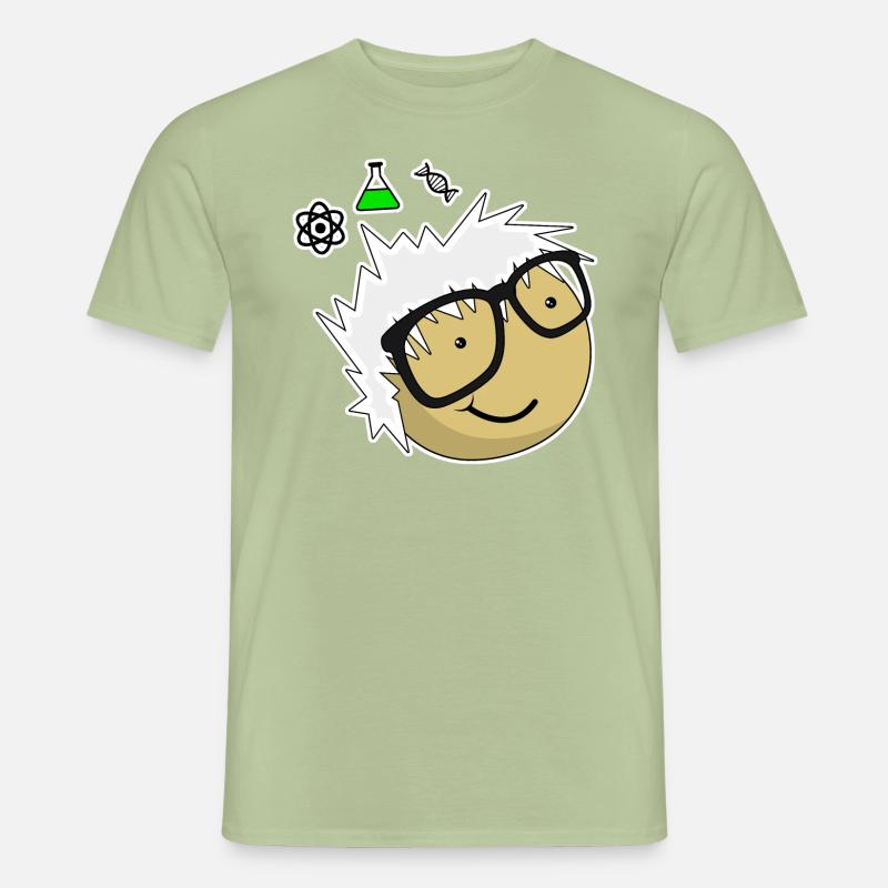 Crazy Nerd - Männer T-Shirt - Sage