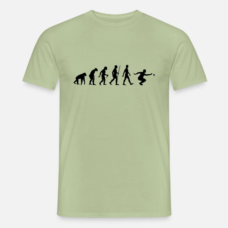 Boule Evolution Pétanque Development Boccia - Men’s T-shirt - sage