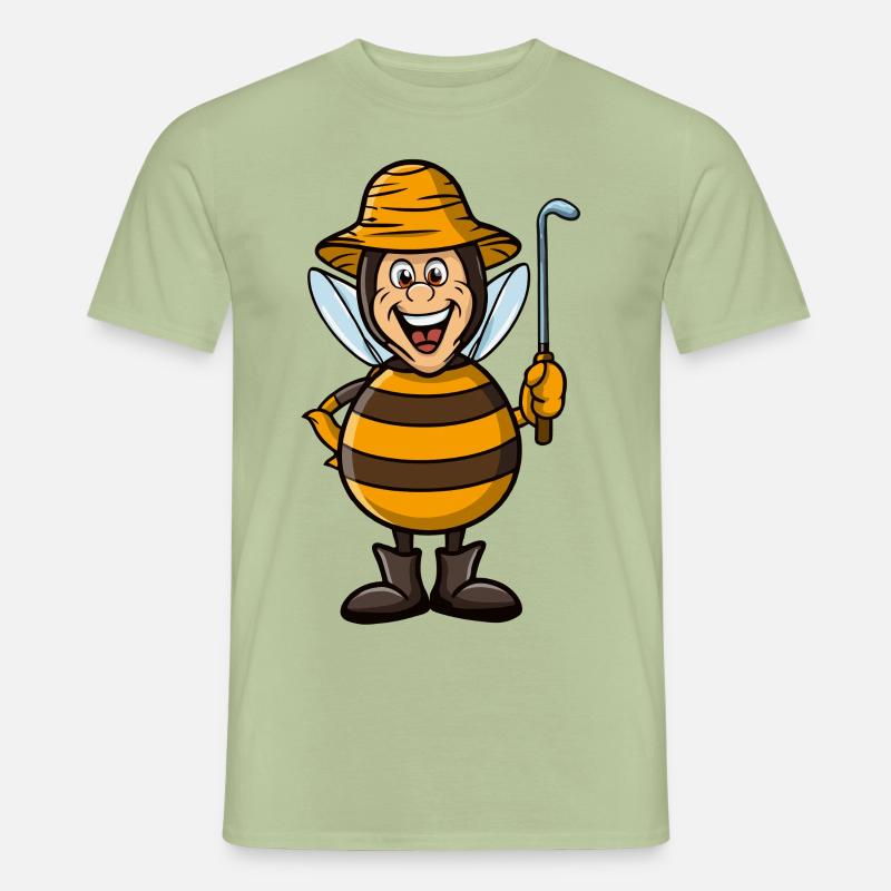 funny beekeeper as bee Men’s T-shirt