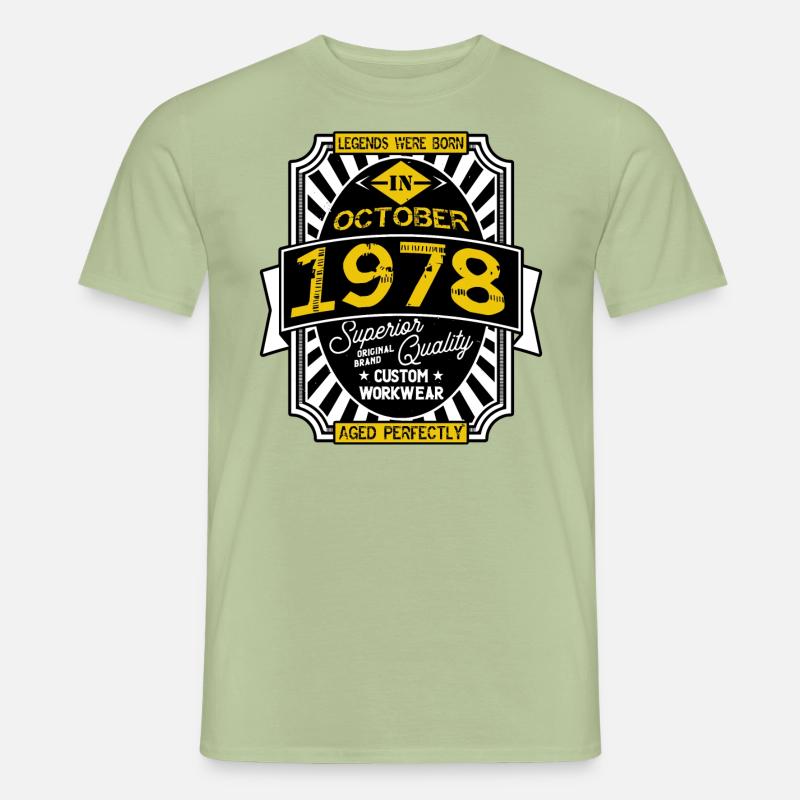 1978 OCTOBER T-shirt homme