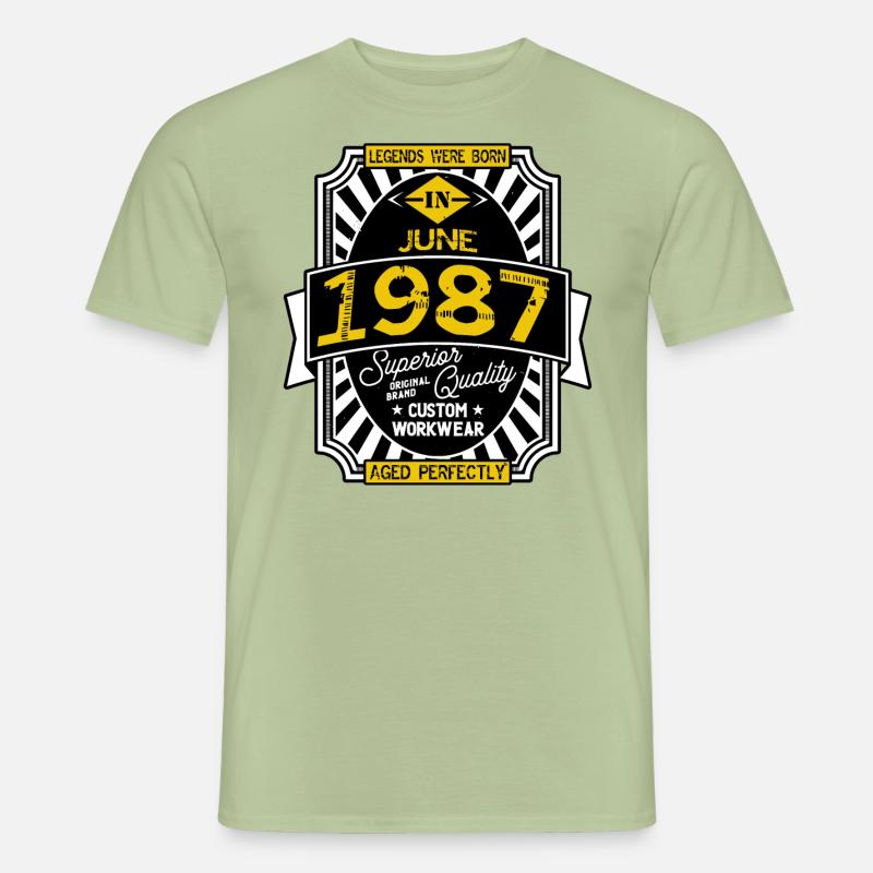 JUNI 1987 - Männer T-Shirt - Sage