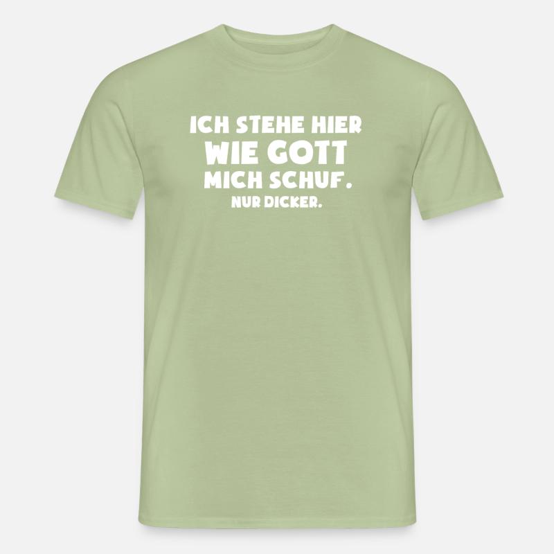 Dick Übergewicht Männer T-Shirt