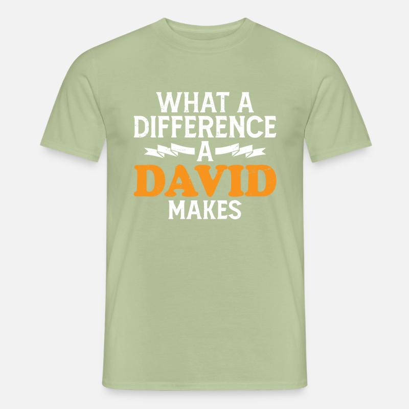 What A Difference A David Makes Men’s T-shirt