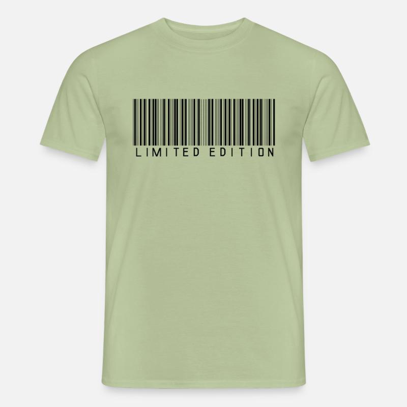 EDITION LIMITÉE - CODE-BARRES - STRICHCODE - SCANNER - T-shirt homme - vert sauge