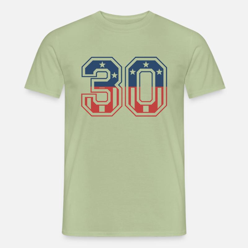 Numéro 30 États-Unis T-shirt homme