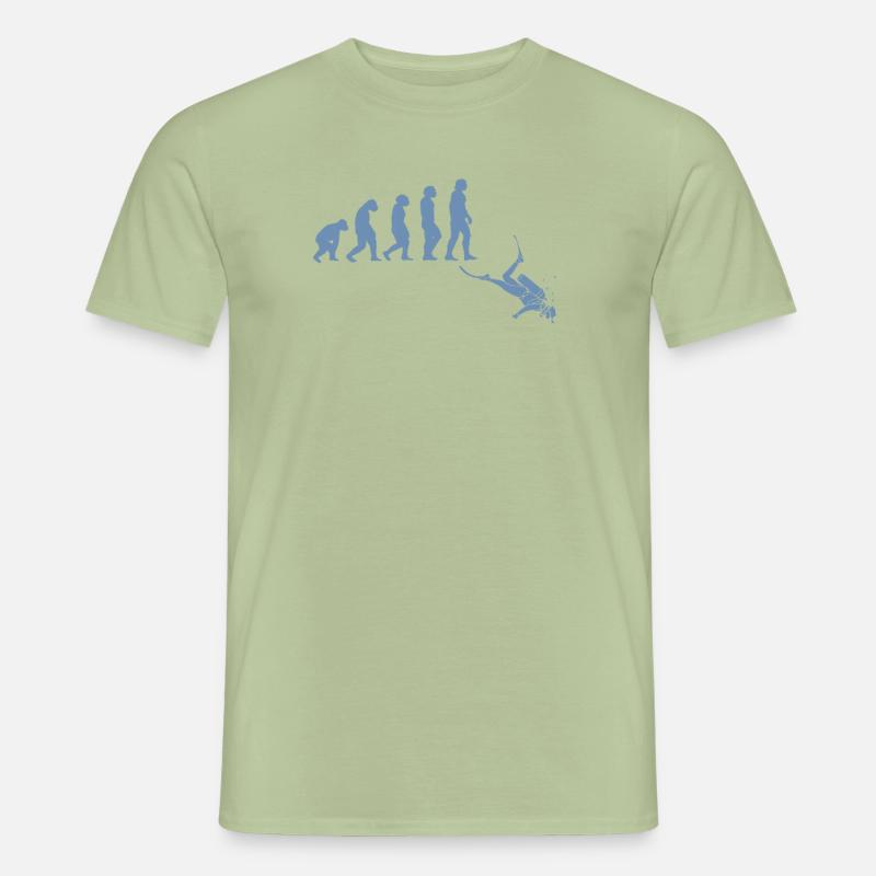 Taucher Evolution Tshirt - Männer T-Shirt - Sage