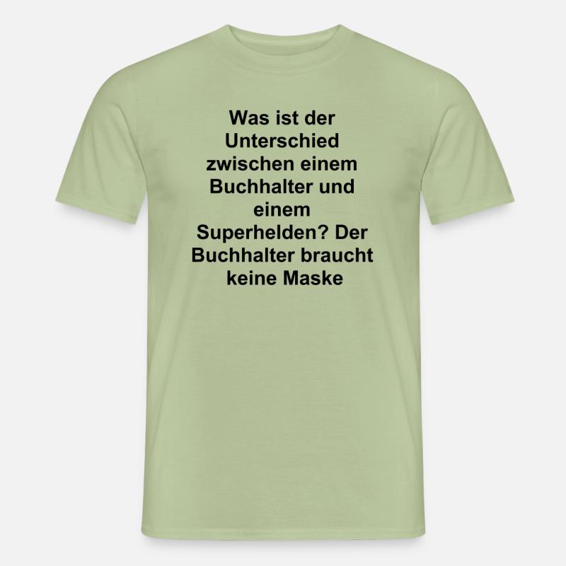 Buchhalter Helden Geschenk - Männer T-Shirt - Sage