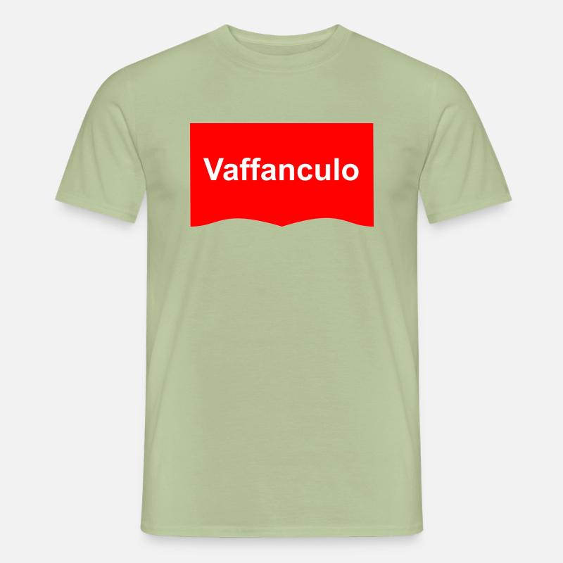 Vaffanculo - Männer T-Shirt - Sage