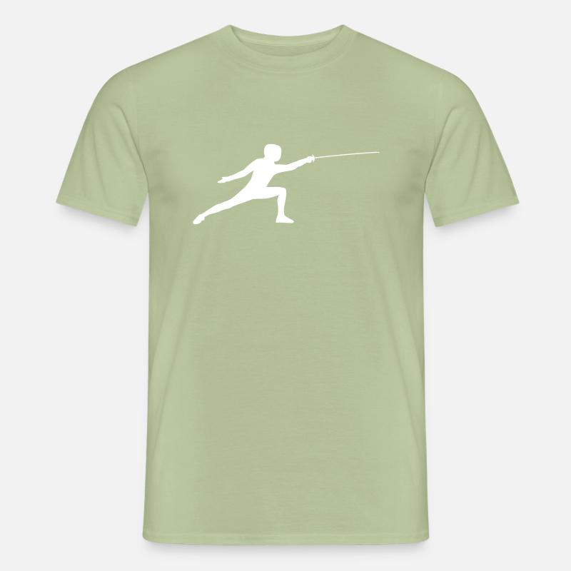 Fechter - Männer T-Shirt - Sage