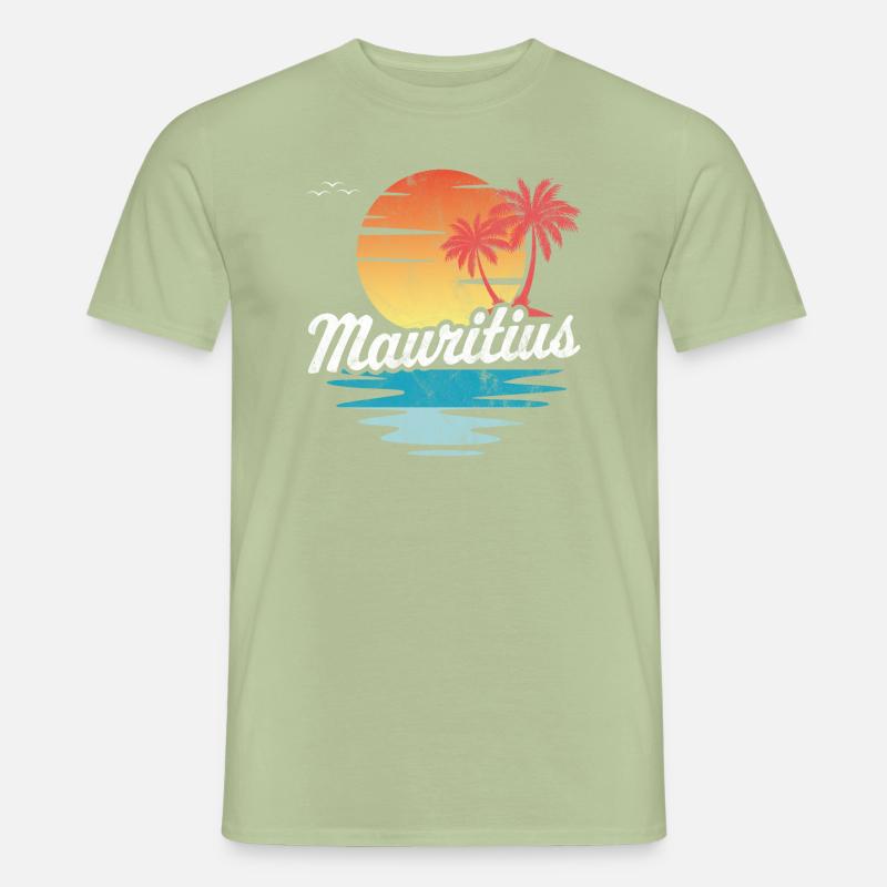 Mauritius - Männer T-Shirt - Sage