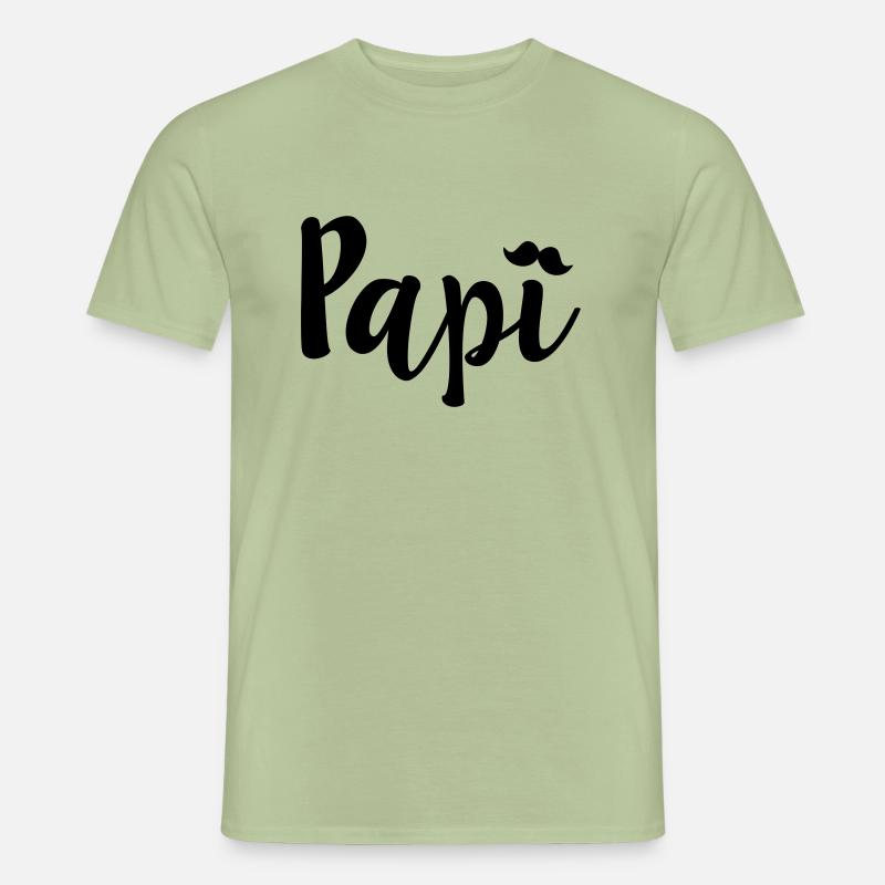 Papi - Männer T-Shirt - Sage