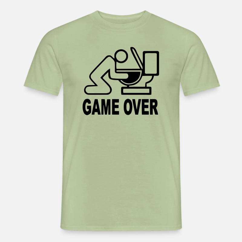 Game over - Männer T-Shirt - Sage