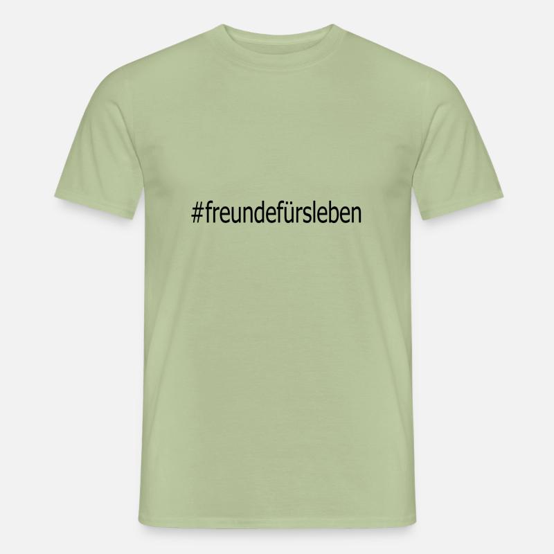 freundefuersleben - Männer T-Shirt - Sage