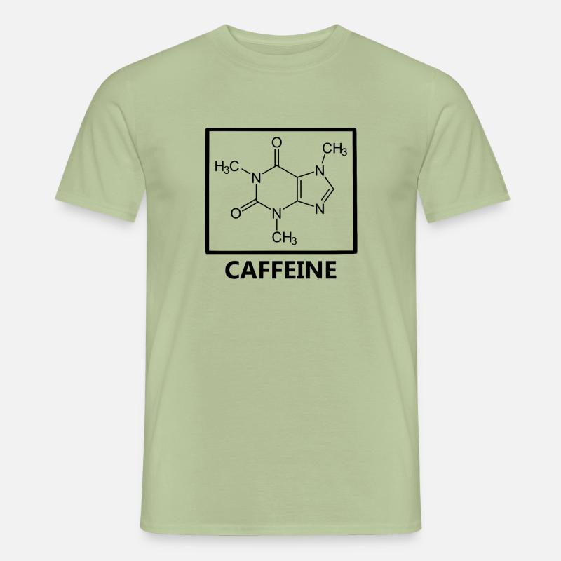 Chemical Formula Caffeine Molecule - Coffee Men’s T-shirt