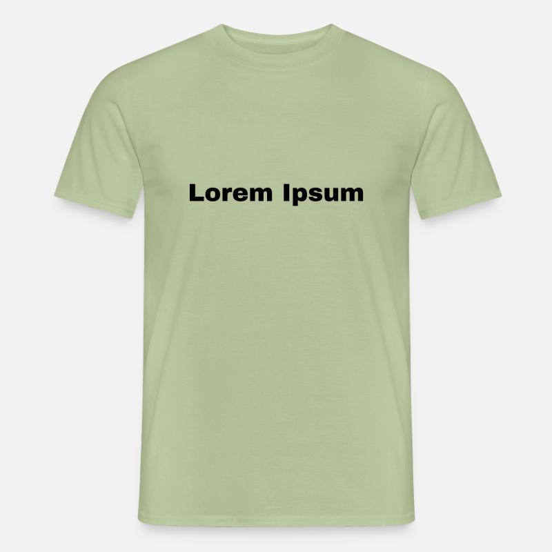 Lorem Ipsum - Männer T-Shirt - Sage