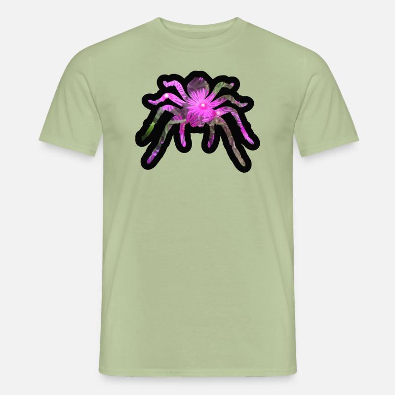 Blühende Spinne - Männer T-Shirt - Sage