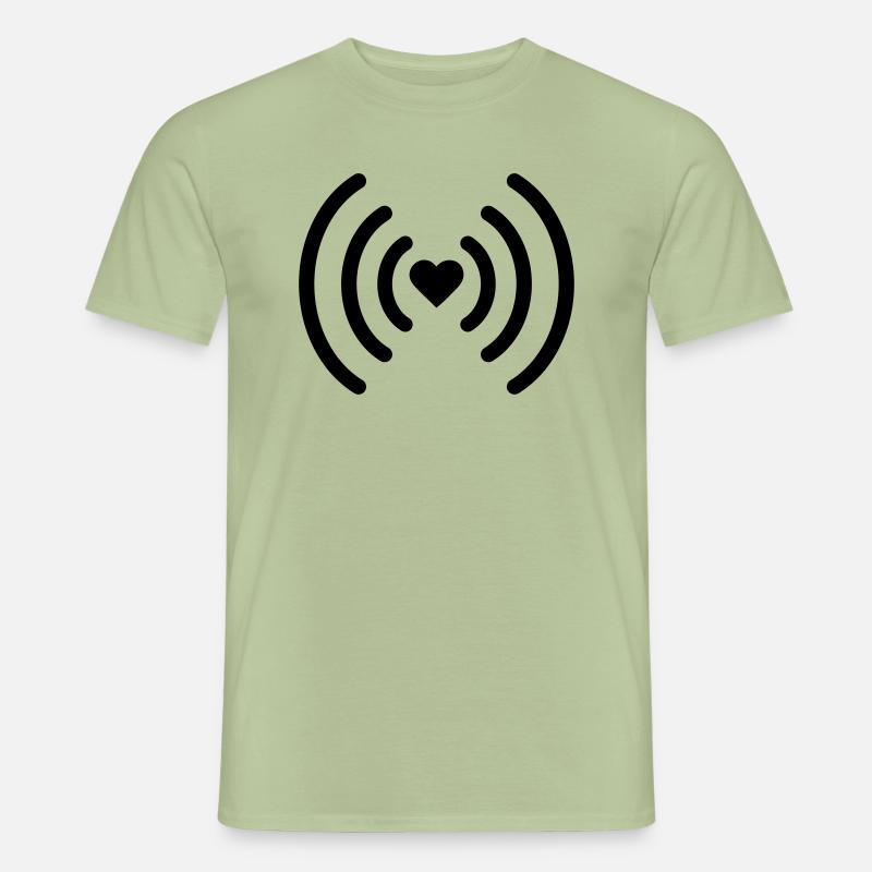 Herz - Männer T-Shirt - Sage