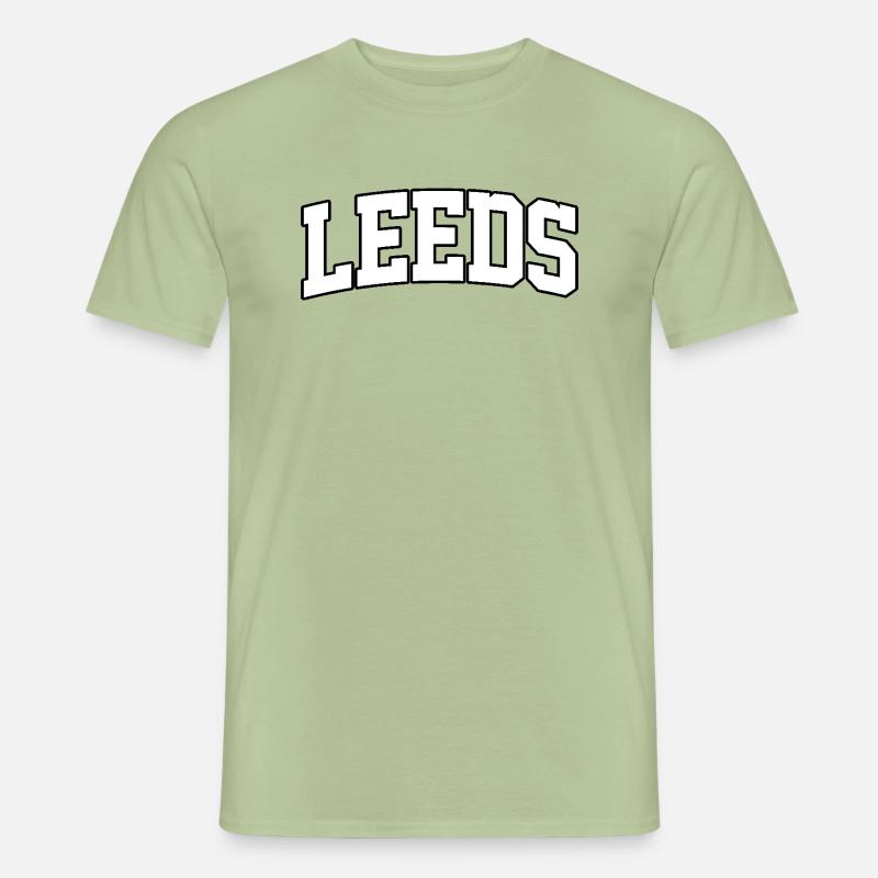 Leeds-Logo: College-Design im britischen Stil Männer T-Shirt