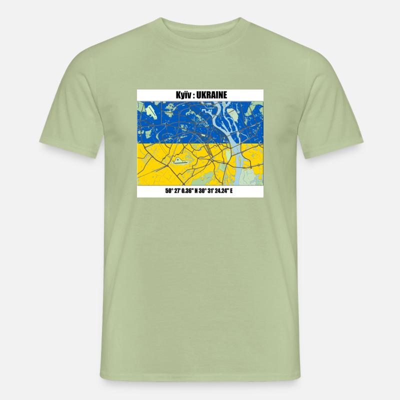 Kiew - Männer T-Shirt - Sage