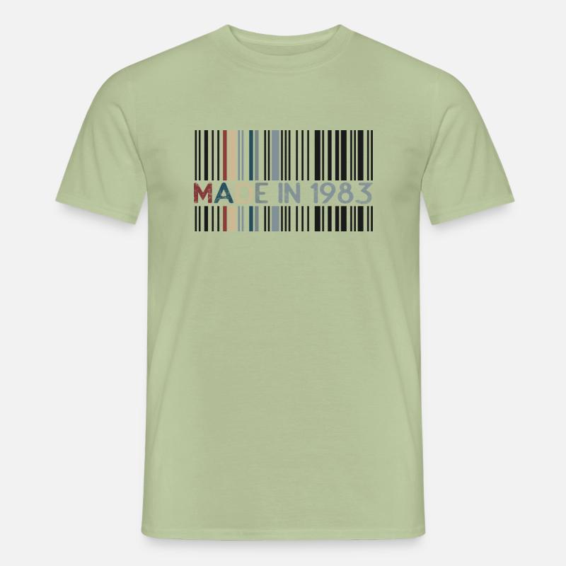 1983 Barcode-Jubiläum - Männer T-Shirt - Sage