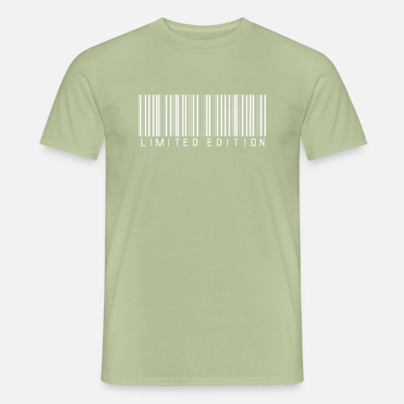 LIMITED EDITION - BARCODE - STRICHCODE - SCANNER - Männer T-Shirt - Sage