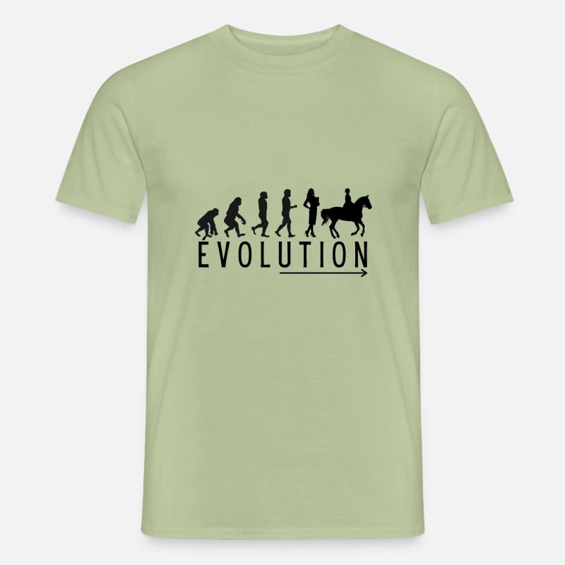 Evolution - T-shirt homme - vert sauge