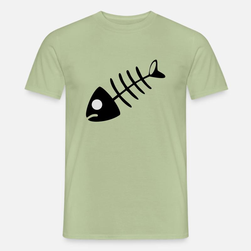 Fischgräte - Männer T-Shirt - Sage