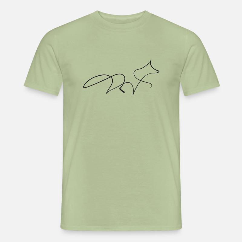 Fuchs - Männer T-Shirt - Sage